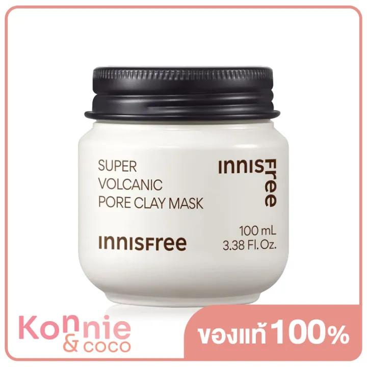 innisfree-super-volcanic-pore-clay-mask-2x-100ml-โคลนมาสก์หน้าสูตร-10-ประสิทธิภาพในหนึ่งเดียว