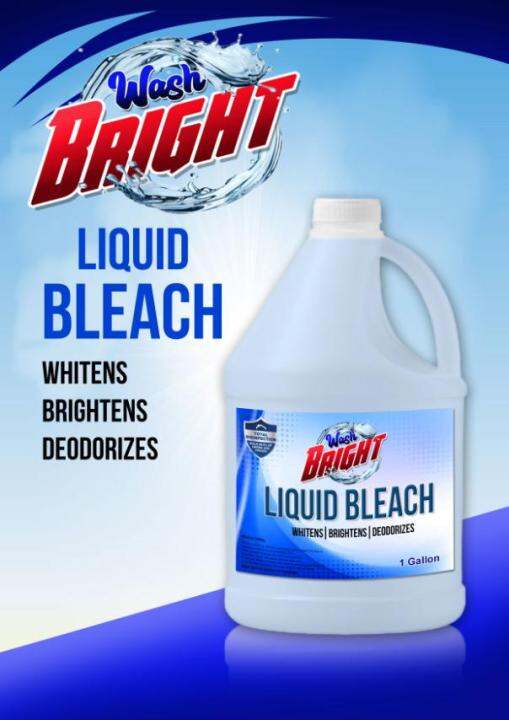 LIQUID BLEACH MULTIPURPOSE CLOTHES WHITENER AND DISINFECTANT 1 GALLON