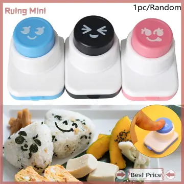 2pcs Diy Sushi Rice Ball Mold Set, Sushi Maker Machine Food Punching Tool  For Lunch Accessories