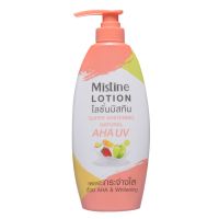 โลชั่นมิสทินซุปเปอร์ไวท์เทนนิ่งAHA Mistine Super Whitening Natural AHA UV Lotion 400 ml