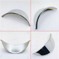 ☋♂ For Benelli Vespa Triumph Chrome Metal Motorcycle Headlight Visor Universal Scooter Motorbike Rainproof Headlamp Cover