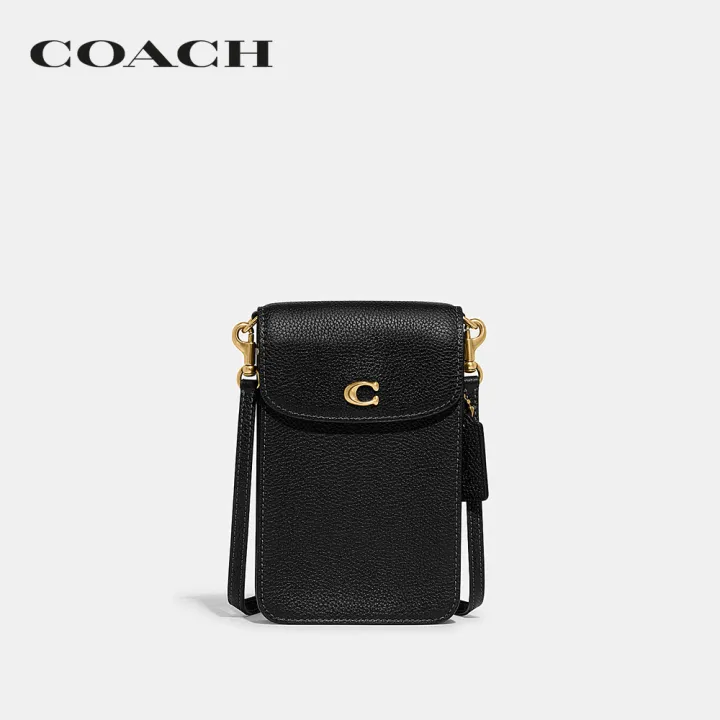 coach-กระเป๋าสะพายข้างผู้หญิงรุ่น-phone-crossbody-สีดำ-ch815-b4-bk