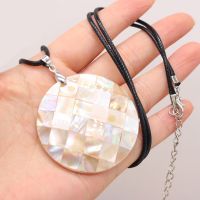 【CC】 Mother Of Necklace Round Pendant Charms Chain 55  5