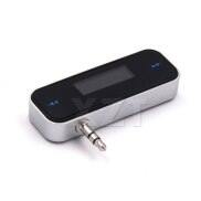 Mini Không Dây LCD 3.5Mm Trong Xe FM rảnh tay Âm Nhạc Âm Thanh USB Cho
