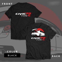 ?? เสื้อยืดผู้ชาย  Car T-shirt Honda Civic FD 8th Gen Type R JDM THDM Car Automotive T Shirt ANYTEE_07