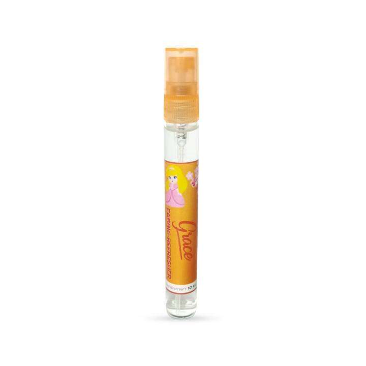 น้ำหอมฉีดผ้าgrace-สีส้มขนาดพกพา10ml-spray