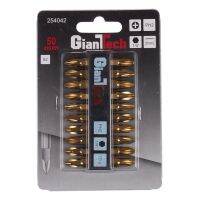 SuperSales - X1 ชิ้น - GIANT ระดับพรีเมี่ยม TECH ชุดดอกไขควงสี่แฉก 2 หัว PH2 x 50 รุ่น 254042 ขนาด 2 นิ้ว สีทอง ส่งไว อย่ารอช้า -[ร้าน CHADTRATHANANz จำหน่าย อุปกรณ์งานช่างอื่นๆ ราคาถูก ]