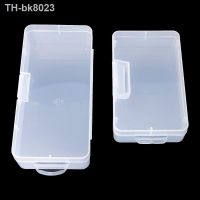 Rectangular Plastic Clear Storage Box Jewelry Parts Container Case Organizer 17.9x8.4x4.1CM/14x8.4x3.5CM