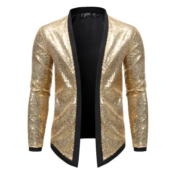 Gold sequin cardigan sale