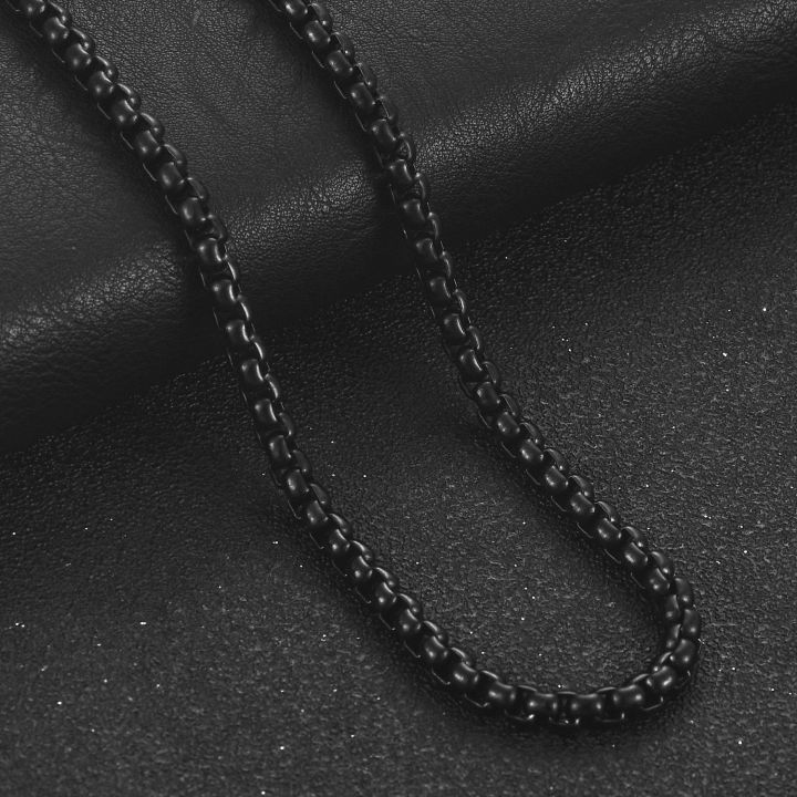 jdy6h-2-3-4-5mm-fashion-black-color-stainless-steel-chain-men-box-chain-ladies-necklace-jewelry-gift-bracelet