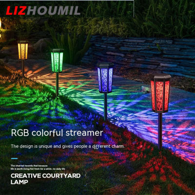 LIZHOUMIL โคมไฟพลังงานแสงอาทิตย์50led สีสันสดใส Ip65กันน้ำแบตเตอรี่1600Mah ควบคุมแสงอัจฉริยะไฟสวนกลางแจ้ง