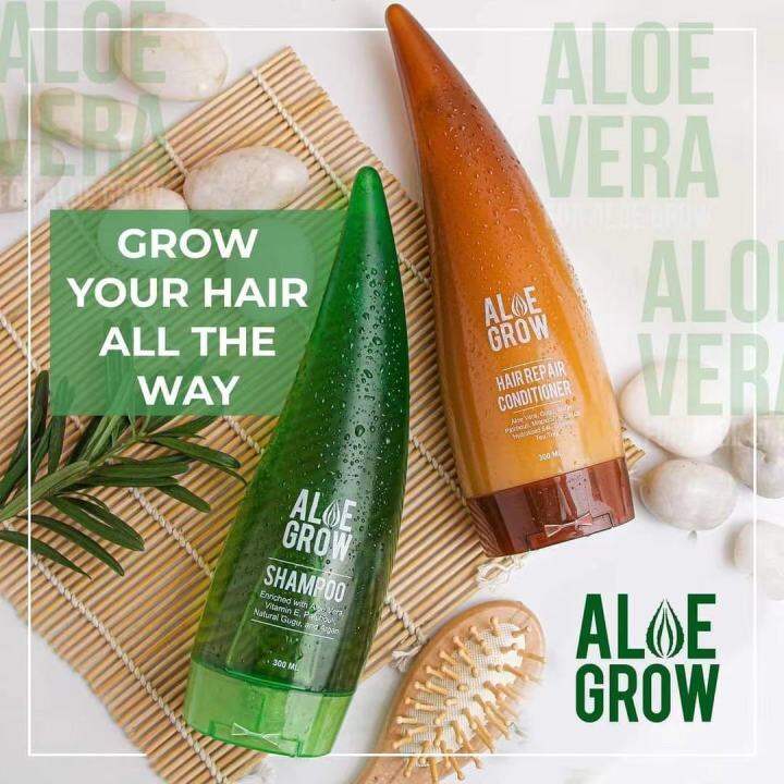 【ORIGINAL】Aloe Grow Hair Growing Shampoo And Conditioner Enriched with