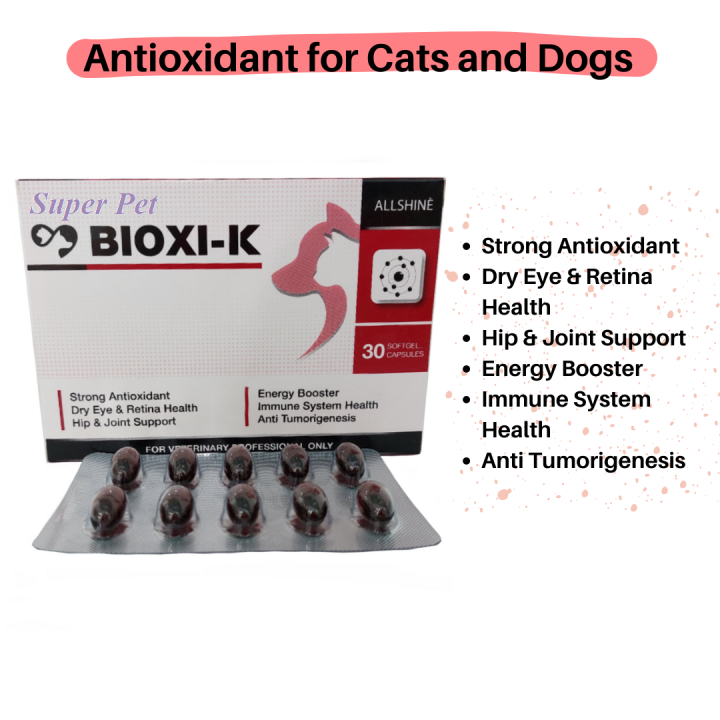 BioxiK capsule for cats and dogs (30 capsules/box) / Antioxidant Lazada