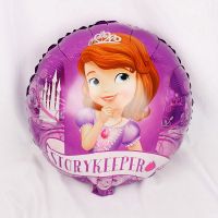 Cheapest# 1pcs 18Inch Cinderella Belle Snow White Mermaid Elsa Sleeping Beauty Princess Aluminum Film Balloon Girl Brithday Party Decorations 尺寸:Round Sofia【Ready Stock】