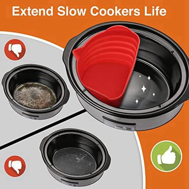 silicone-slow-cooker-liners-slow-cooker-divider-liner-silicone-insert-for-crock-pots