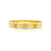 ake ake The Rituals Star Bangle - Gold กำไลข้อมือเงินแท้ 925 แกะมือขัดเงาพิเศษ ชุบทองคำแท้ 24 กะรัต เหมาะกับทุกโอกาส