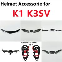 ◙❆☒ Helmet Accessories for AGV K1 K3SV Nose Protector Mouth Vent Top Vent K5 K4 K3 Visor Base Lock Casco Moto Accessories Parts