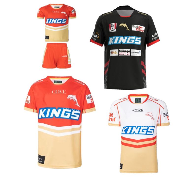 kids-away-hot-2023-children-heritage-jersey-dolphins-indigenous-youth-clothes-rugby-vest-training-home-rugby-shirt-anzac-dolphins