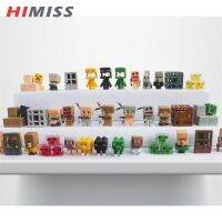 HIMISS RC 36ชิ้น/ล็อต Kids Toys Minecraft ตัวละครตุ๊กตาขยับแขนขาได้ Mini Steve ของเล่นเด็กของขวัญน่ารัก