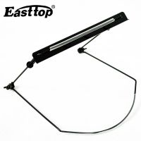 EASTTOP High Quality 24 Holes Harmonica Neck Holder Mouth Organ Stand Harmonica Harp Rack -Metal black New