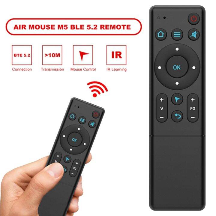 m5-bluetooth-5-2-air-mouse-remote-wireless-infrared-learning-remote-control-for-smart-home-tv-box-tv-projector