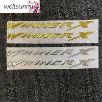 Wellsunny 1คู่3D Soft Emblem สำหรับรถจักรยานยนต์ WINNER X Decals