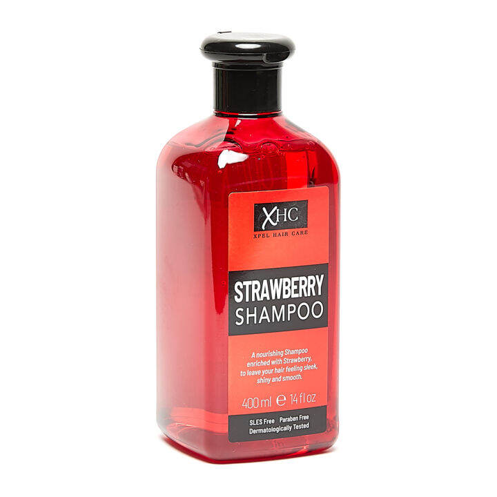 XPEL Hair Care Strawberry Shampoo 14 FL OZ / 400 mL, Parabens with