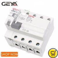 【YF】 GEYA GRD9L 4 Pole RCCB Recloser Breakers Automatic Reclosing Device Remote Control Circuit Breaker 40A 63A 30mA 100mA 300mA