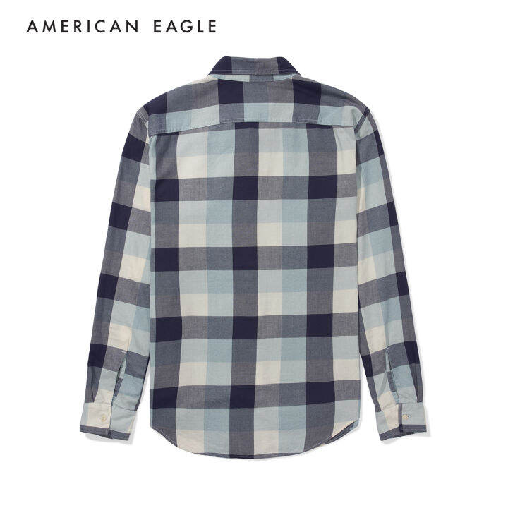 american-eagle-slim-fit-plaid-button-up-shirt-เสื้อเชิ้ต-ผู้ชาย-ลายตาราง-ทรงสลิม-emsh-015-2179-400