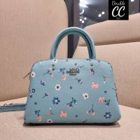 (Factory ไม่ใช่งานออก Shop) C8216 MINI LILLIE CARRYALL WITH MYSTICAL FLORAL PRINT