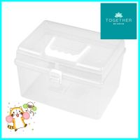 กล่องหูหิ้ว UNI-WARE 4764 22x17x15 ซม. สีขาวBOX WITH HANDLE UNI-WARE 4764 22X17X15CM WHITE **บริการเก็บเงินปลายทาง**