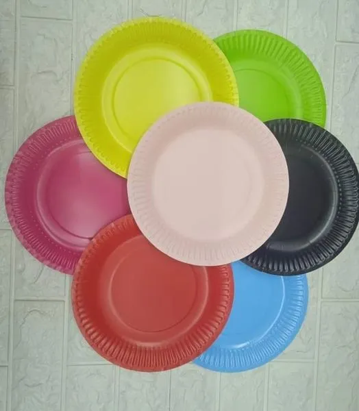 10 Pieces Plain Color Paper Plate Party Needs/Birthday Lazada PH