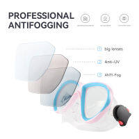 Diving Glasses Fully Dry Silicone Breathing Tube Set Snorkeling Goggles Anti-fog Diving Glasses Children Snorkel