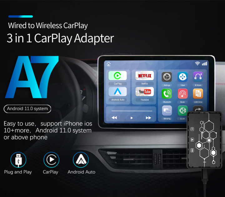 cpa7-carplay-ai-box-ระบบแอนดรอยด์สมาร์ทมินิกล่อง-ai-เครือข่าย-wifi-carplay-ไร้สายแอนดรอยด์สำหรับรถยนต์อัตโนมัติพร้อม-carplay