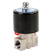 solenoid valve 3/8 Stainless Steel Normally Closed Solenoid Valve 24V 12V 220V 110V Valves