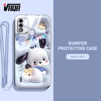 VRQR2023ใหม่เคสเคสโทรศัพท์สไตล์ลูกกวาดภาพ3D สำหรับ infinix itel A48 เคสกล้องแม่นยำเคสเคสโทรศัพท์ยอดนิยมเคสโทรศัพท์รูปแบบน่ารักมีฟรีสายคล้อง