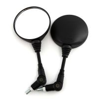 2pcs Foldable Round 8MM 10MM Scooter Rear Mirror Motocross Accessories for Bike Motorcycle Side Mirrors Mirrors