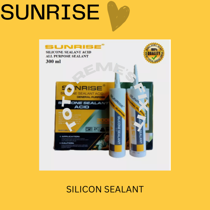 SUNRISE SILICONE SEALANT (toto reme's shop) Lazada PH