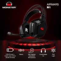 ต้นฉบับมอนสเตอร์ Airmars N1หูฟังเล่นเกมชุดหูฟังพร้อม Micheadphones เพลงหูฟังหูฟัง