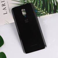 6 T ฝาครอบด้านหลังสำหรับ Oneplus 6 T One Plus ประตูหลังส่องสว่างใสดังแก้วด้านแทนที่กาวโลโก้