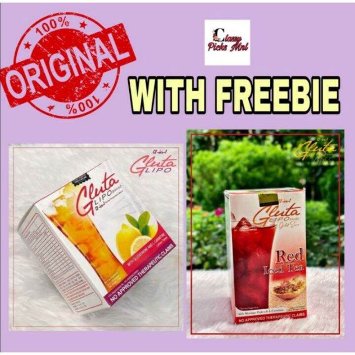 ORIGINAL Gluta lipo Juice Red Iced Tea 10 sachets by Ivana Alawi Alex