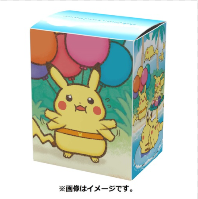 pokemon-japan-deck-box-ลาย-naminori-pikachu-amp-surfing-pikachu-ลิขสิทธิ์แท้-pok-mon-center-กล่องใส่การ์ด-สลีฟ-โปเกมอนเซนเตอร์-โปเกมอน