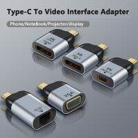 NOHON Type C To HDMI-Compatible อะแดปเตอร์ Mini DP RJ45 VGA GB USB 4K 8K 60Hz ตัวแปลงวิดีโอ HD