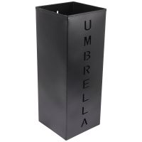 Square Umbrella Bucket Folding Storage Stand Holder Metal Container Rain Rack Shelf Coat Decorate Entryway Rest