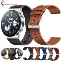 Leather Strap For Xiaomi Watch S1 /Amazfit GTR 2/47mm Band Women Men Bracelet Correa For Huawei GT2 Pro Smart Watch Accessories Bar Wine Tools