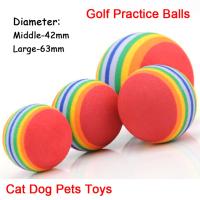 2pcs 63mm Dog Pets Dogs Chew Tennis golf Products 9g/pcs