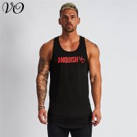 Men 39;s Summer Streetwear Casual Tank Top Cotton Jogger Gyms Fitness Singlets Sportswear Workout Men Clothing Vest Fashion Tops