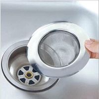 Stainless Steel Bathtub Hair Catcher Stopper Sewer Debris Filter Net Shower Drain Hole Filter Trap Kitchen Bathroom Sink