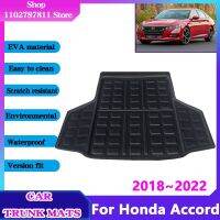 แผ่นรองท้ายรถสำหรับอุปกรณ์เสริมฮอนด้าแอคคอร์ด2020 10th CV3 CV2 CV1 2018 ~ 2022แผ่นรองผ้ายางปูท้ายรถป้องกันการลื่นหุ้มแผ่นส่งสินค้า