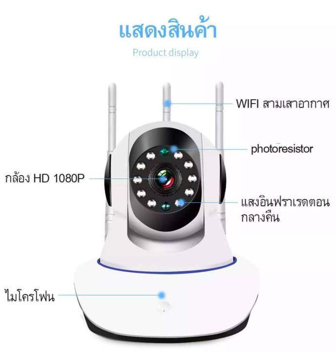 กล้องวงจรปิด360-wifi-สมาร์ท-hd-1080p-กันน้ํา-cctv-camera-ซื้อ-1-แถม-1-xiaomi-เสียงสองทาง-วิสัยทัศน์กลางคืน-wireless-wifi-camera-การตรวจจับการเคลื่อนไหว-ip-camera-for-house-office